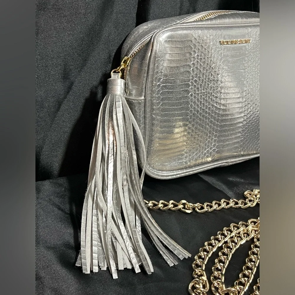 Victorias Secret - Women’s Silver Crossbody Purse